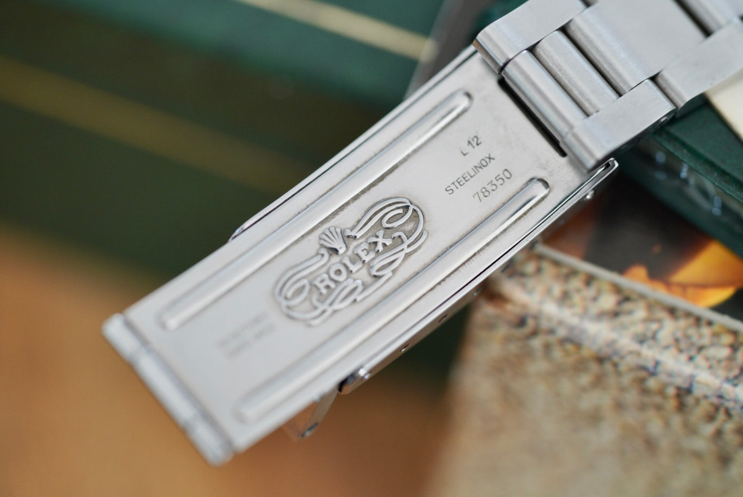 (6694) 1985 Rolex Oysterdate 34mm Black Dial Gold Markers