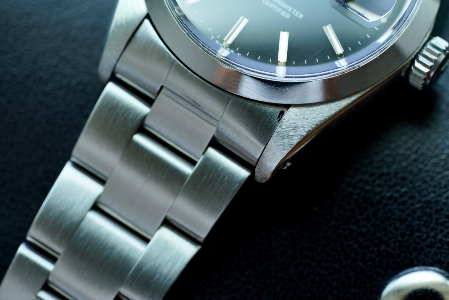 (1500) 1978 Rolex Oyster Perpetual Date 34mm Black Matte Dial