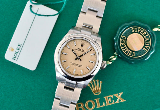 (276200) 2026 Rolex Oyster Perpetual 28mm ‘Beige’ Dial