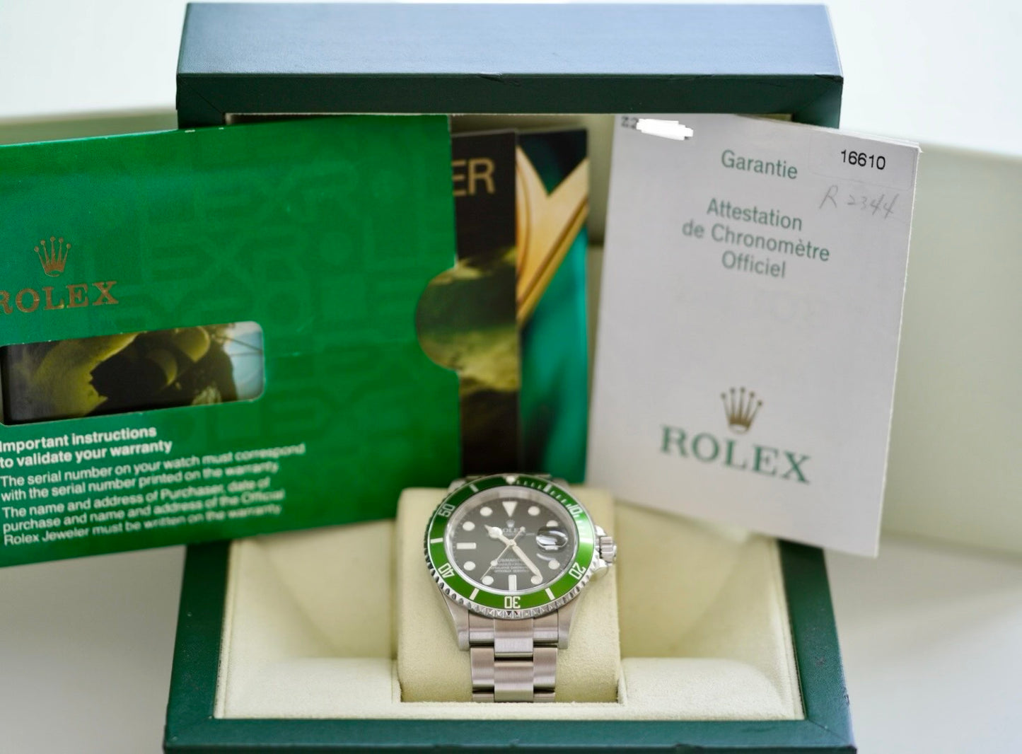 (16610LV) 2006 Rolex Submariner ‘Kermit’ 40mm