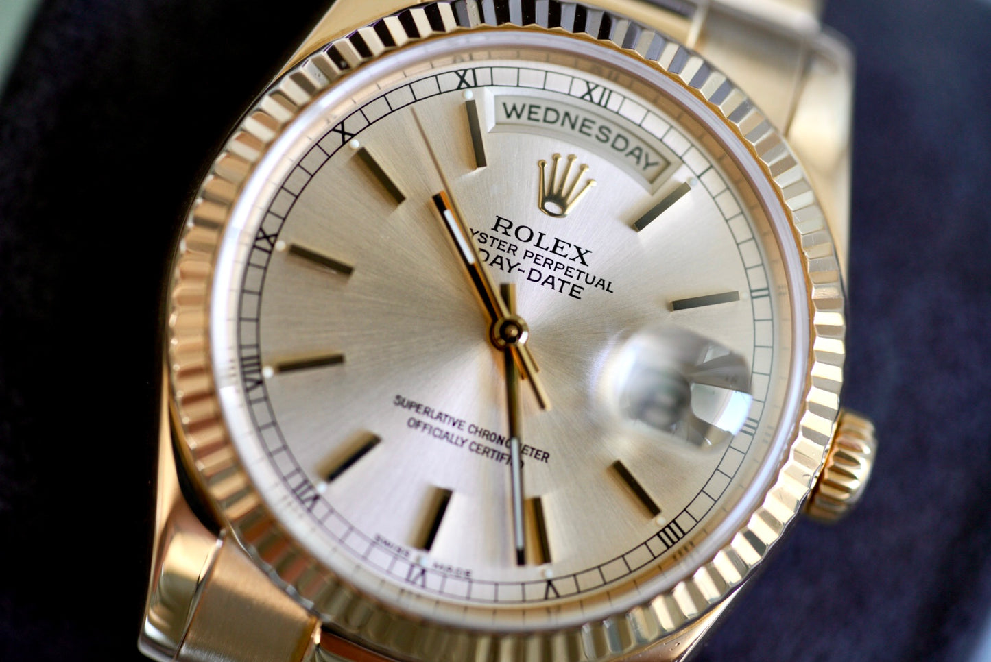 (118238) 2001 Rolex Day-Date 36mm Silver Dial