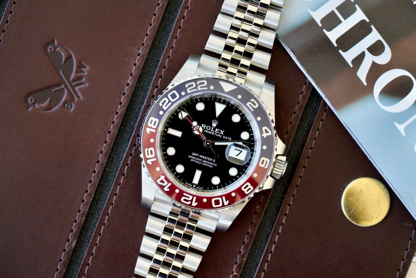 (126710BLRO) Rolex GMT-Master II ‘Pepsi’ MK2 Bezel Jubilee 40mm