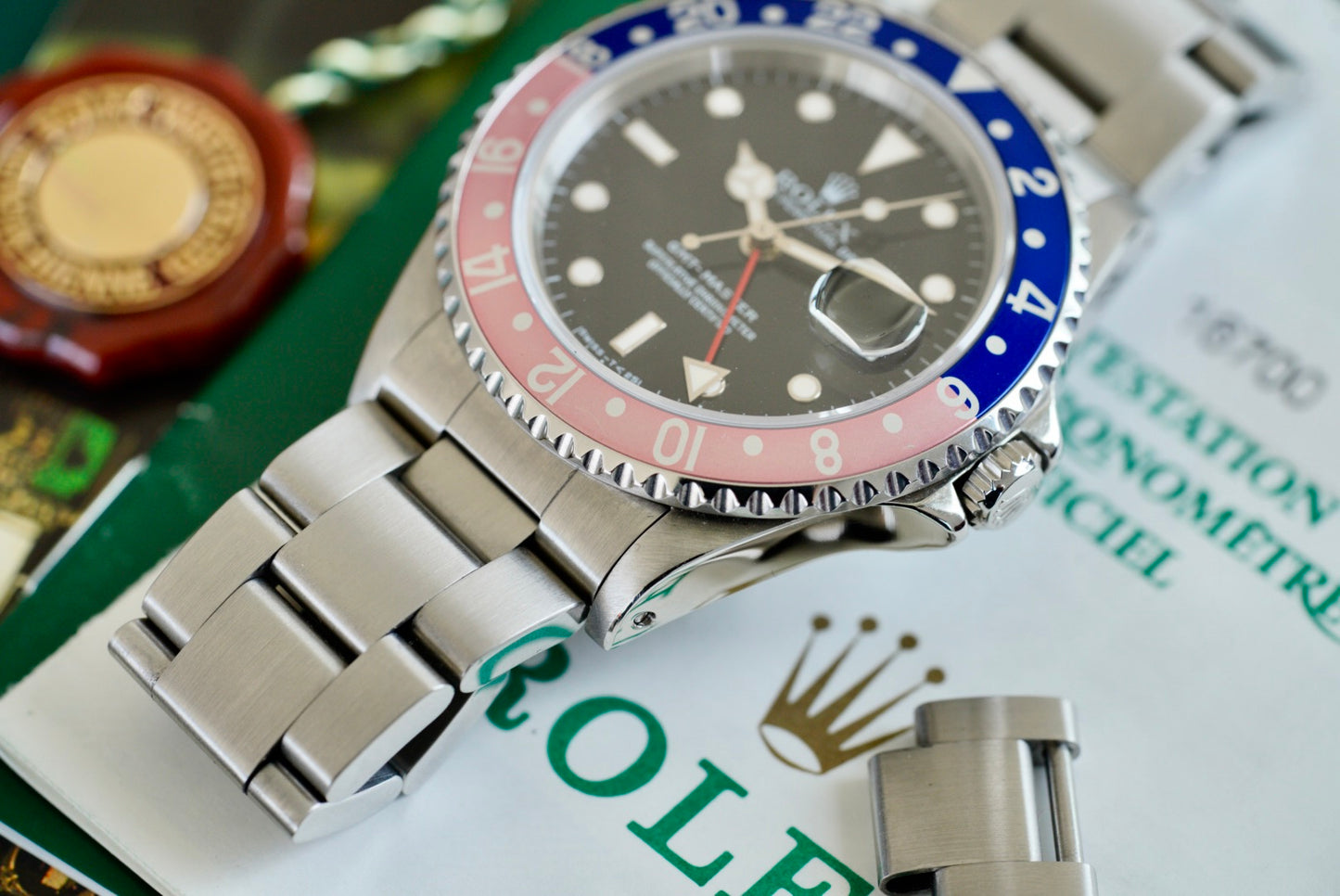 (16700) 1996 Rolex GMT-Master “Pepsi” 40mm