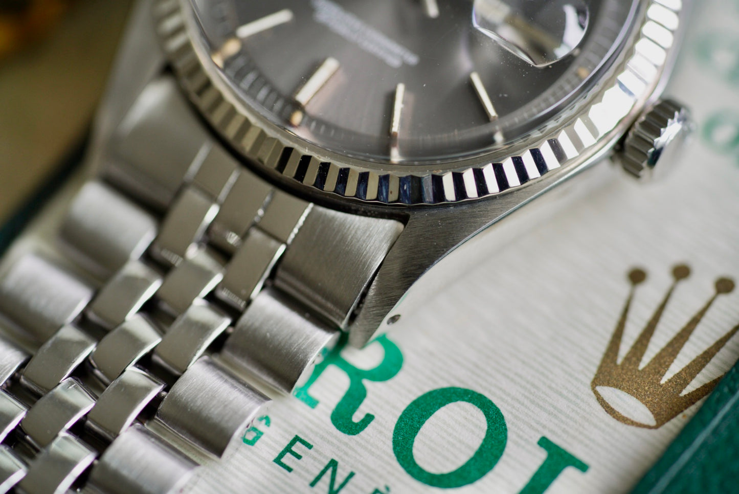 (1601) 1970 Rolex Datejust 36mm Grey Dial