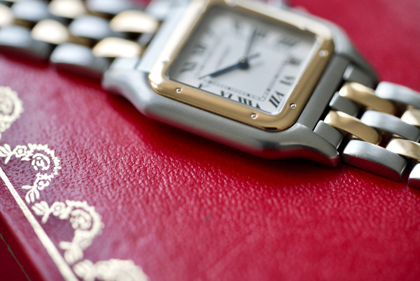 (1100) Cartier Panthère Two-tone Two-row 27mm