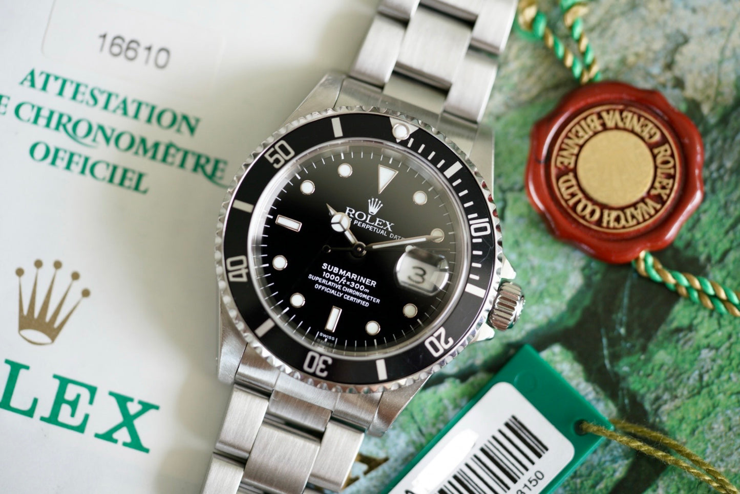(16610) 1999 Rolex Submariner 40mm ‘Swiss’ Only Dial