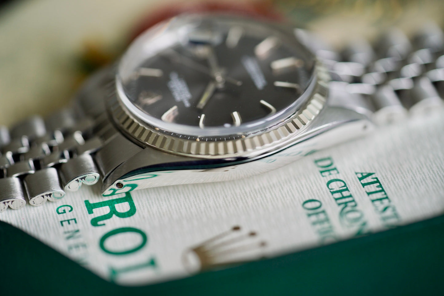 (1601) 1970 Rolex Datejust 36mm Grey Dial