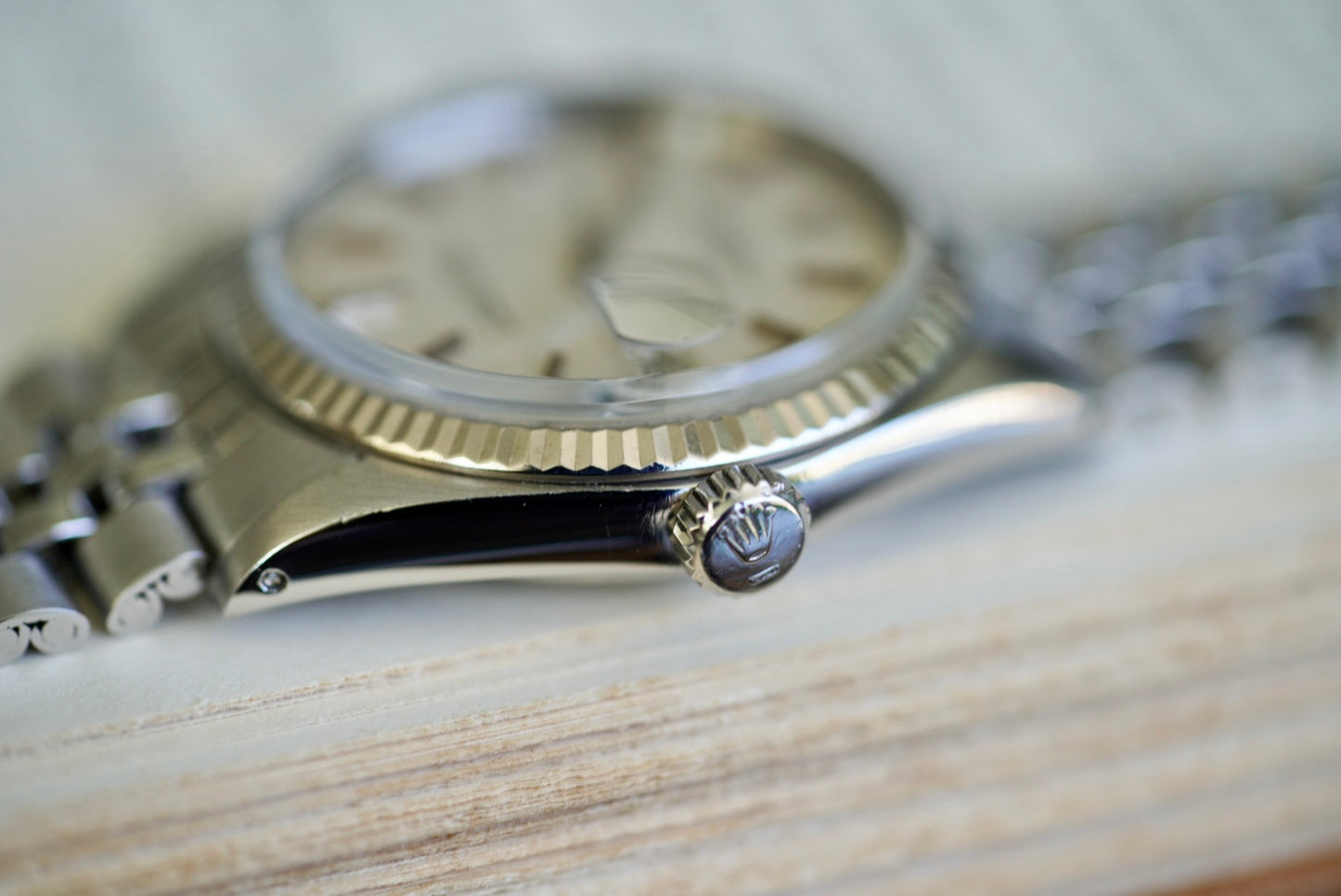 (1601) 1972 Rolex Datejust 36mm ‘Linen’ Dial