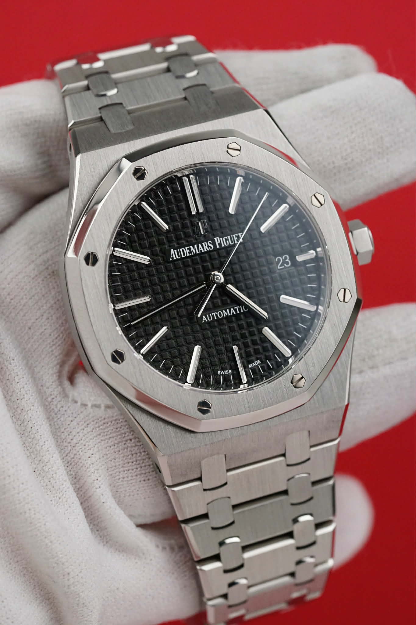 (15400ST) 2016 Audemars Piguet Royal Oak Black Dial 41mm