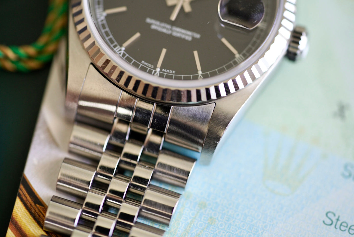(16234) 2004 Rolex Datejust 36mm Black Dial