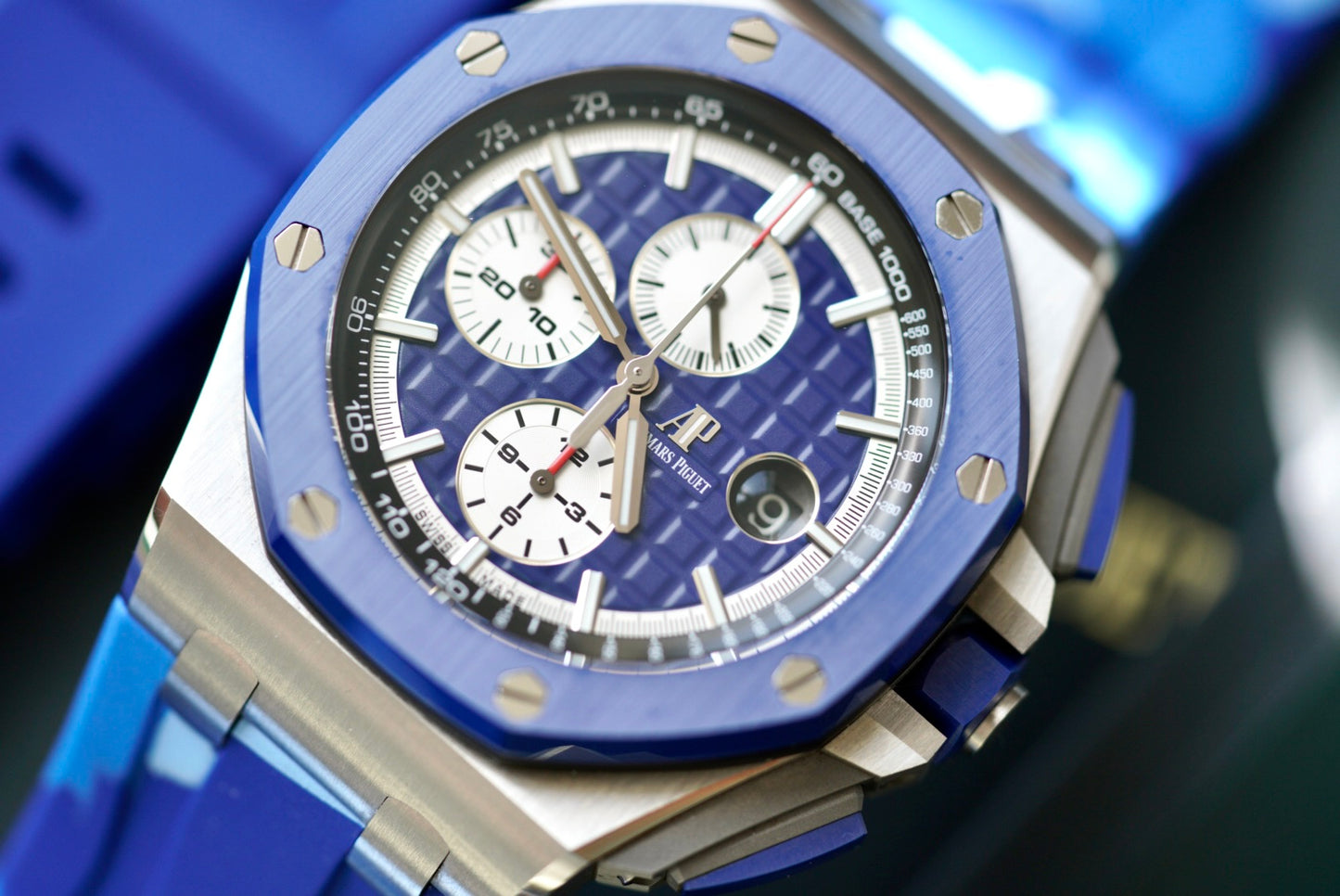 (26400SO.OO.A335CA.01) Audemars Piguet Royal Oak Offshore Chronograph Blue Camo 44mm Limited Edition