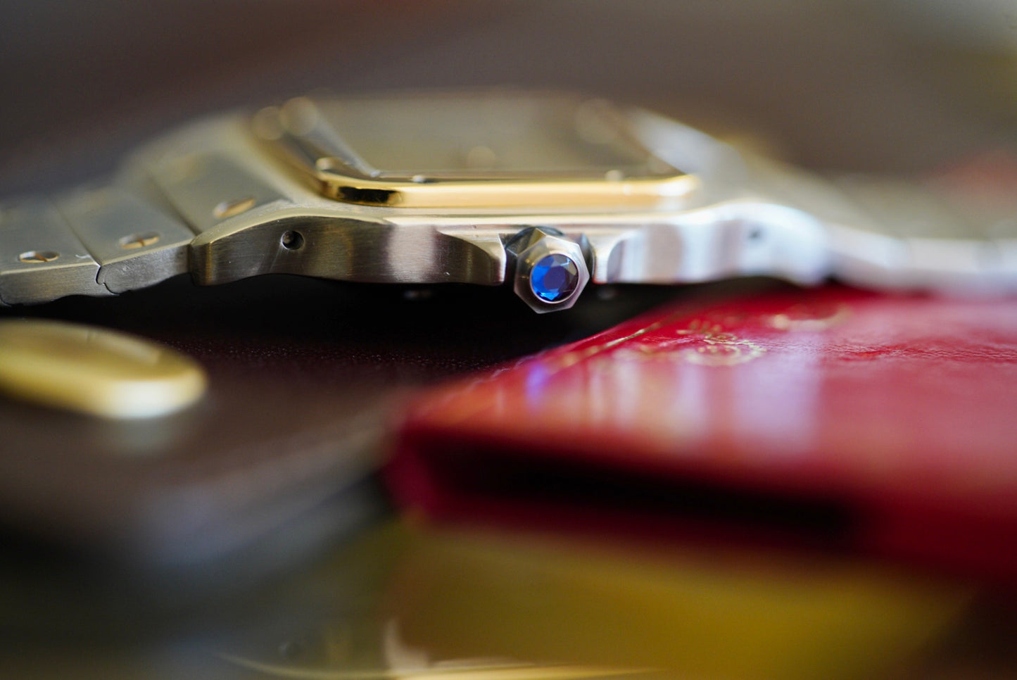 (2961) Cartier Santos Carrée Ghost Dial 29x41mm