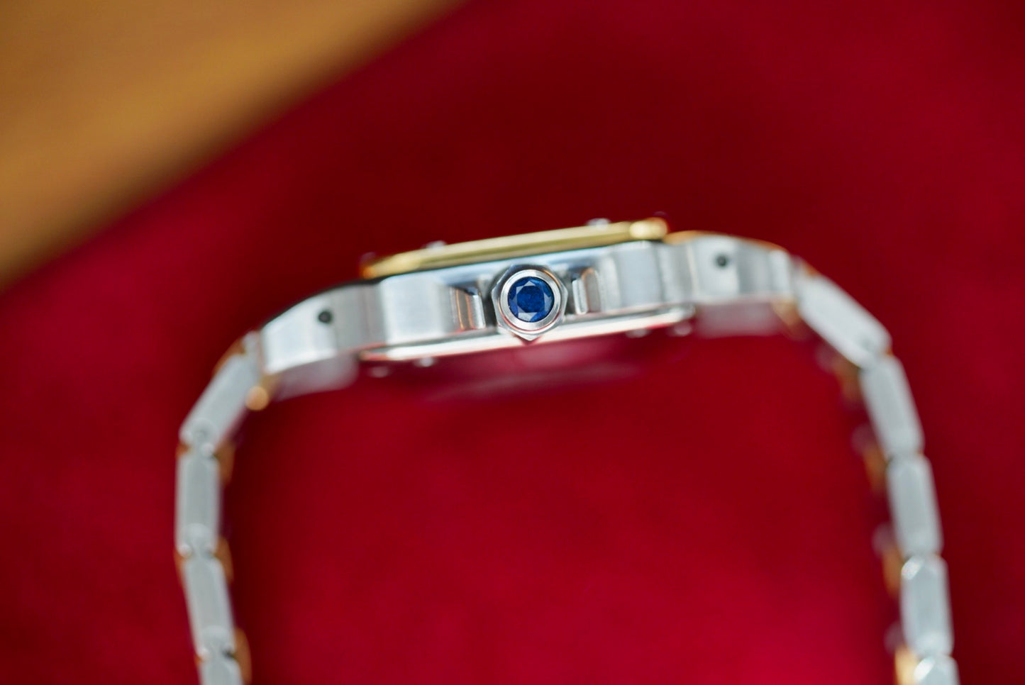 (0902) Cartier Santos Carrée 24mm Ghost Dial Godron